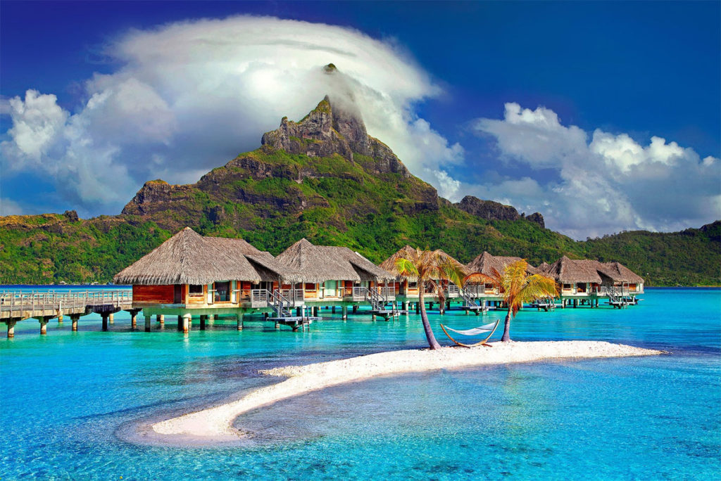 außergewöhnliche Flitterwochen Ziele, Bora Bora Flitterwochenziel